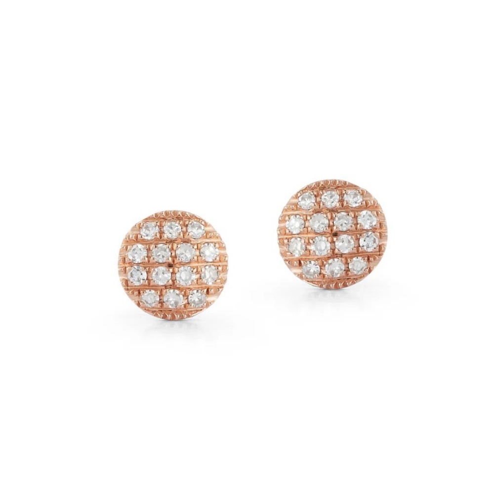 Dana Rebecca Rose Gold Lauren Joy Rose Gold Small Stud Earrings